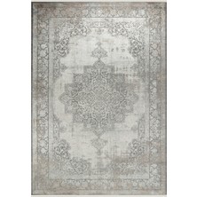 Apex Halı Aura 2891 Antrasit Viskon 120 Tarak Özel Tezgah Üst Kalite Halı