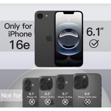 Case Port Apple iPhone 16E Kilif Kamera Korumall Yumusak Renkli Silikon Kapak Silinebilir Mat Hisli