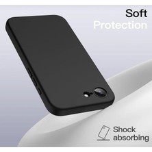 Case Port Apple iPhone 16E Kilif Kamera Korumall Yumusak Renkli Silikon Kapak Silinebilir Mat Hisli
