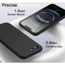 Case Port Apple iPhone 16E Kilif Kamera Korumall Yumusak Renkli Silikon Kapak Silinebilir Mat Hisli