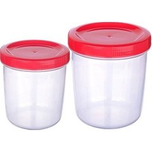 Ozcmax Içiçe Geçen 2'li Saklama Kabı ( 250 ml & 400 ml )