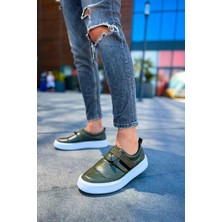 Shoecide SHO137 Bantlı Abt Parachute Erkek Ayakkabı Hakı