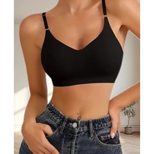 Nessa Ince Askılı Çıkarılabilir Padli Dikişsiz Lazer Kesim Iz Yapmaz Kopçasız BRALET-2012