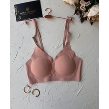 Nessa Ince Askılı Çıkarılabilir Padli Dikişsiz Lazer Kesim Iz Yapmaz Kopçasız BRALET-2012