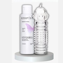Erotist Çilek Aromalı Cinsel Jel ve Zevk Artırıcı Şeffaf Penis Kılıfı -Tırtıklı Uyarım Ile Sınırları Aşın! 768010