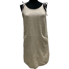 Ip Askılı Müslin Elbise