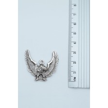 Kartal Gümüş Kaplama Düz Zincir Kolye