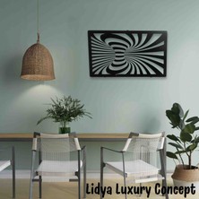 Lidya Luxury Concept 3D Görsel Temalı Duvar Dekoru. Metal Malzeme