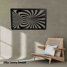 Lidya Luxury Concept 3D Görsel Temalı Duvar Dekoru. Metal Malzeme
