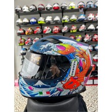 Sw 820 Dakar Fısh Full Face Motosiklet Kaskı