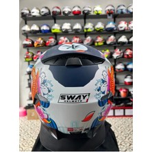 Sw 820 Dakar Fısh Full Face Motosiklet Kaskı