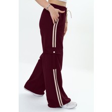 Kız Çocuk %100 Pamuk Kargo Cepli 2 Iplik Stoperli Eşofman Altı – Ayarlanabilir Beliyle Rahat TASARIM-EŞA-001