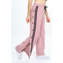 Kız Çocuk %100 Pamuk Yandan Çıt Çıtlı Siyah Alt EŞOFMAN-EŞF-0005