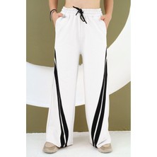 Kız Çocuk Oversize Pamuk Bel Lastikli Geniş Paça Eşofman ALTI-EŞF-0004