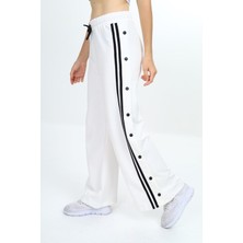 Kız Çocuk %100 Pamuk Yandan Çıt Çıtlı Siyah Alt EŞOFMAN-EŞF-0005