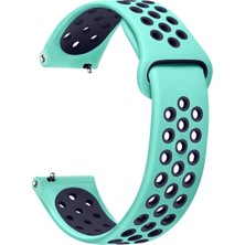 Haylou Solar Lite / Haylou Solar Neo / Haylou Rs5 Uyumlu Delikli Spor Kordon Kayış 22MM