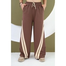 Çocuk %100 Pamuk Bel Lastikli Geniş Paça Alt EŞOFMAN-EŞF-0004