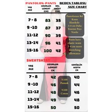 Çocuk %100 Pamuk Eşofman TAKIMI-AÜT-0024