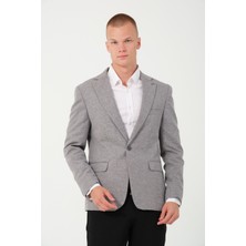 Bonesti Erkek Slim Fit Blazer Ceket Grimelanj