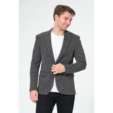 Bonesti Erkek Slim Fit Blazer Ceket Antrasit