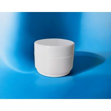 Demet Home Demethome 25 Adet 10 ml Beyaz-Siyah Mini Boş Pomat-Krem-Kozmetik Kutusu 10 cc Plastik Krem Kavanozu