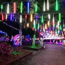 Multi Colors Meteor LED Light Renkli Meteor LED Işık Akan Işık Renkli Yağmur Damlası Işık Renkli LED