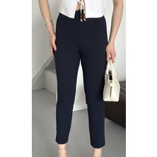 Paw Garage Kadın Lia Yüksek Bel Pensli Krep Pantolon