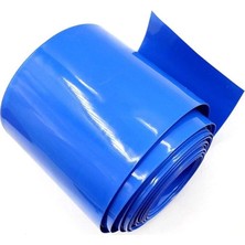 Absol Enerji Batarya Pvc Kaplama Shrink - Isıyla Daralan Makaron - 1 Metre - Tüm Boyutlar - Mavi