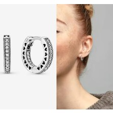 Poseidons Jewellery Küçük Kalpler Gümüş Küpe