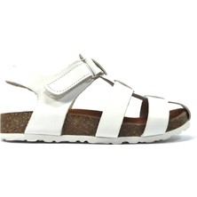 Onlo Ayakkabı 255 Deri Ortopedik Önü Kapalı Erkek Çocuk Sandalet