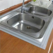 Ozcmax Gri Su Sızdırmaz Banyo Mutfak Lavabo Küvet Izolasyon Şerit Bant