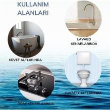 Ozcmax Gri Su Sızdırmaz Banyo Mutfak Lavabo Küvet İzolasyon Şerit Bant
