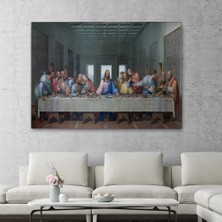 Marsilyan- Da Vinci'nin Son Akşam Yemeği Kanvas TABLO-5184