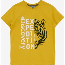 Discovery Expedition Baskılı Sarı Erkek Çocuk T-Shirt D5SB-TST3220