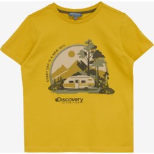 Discovery Expedition Baskılı Sarı Erkek Çocuk T-Shirt D5SB-TST3224