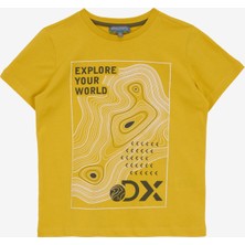 Discovery Expedition Baskılı Sarı Erkek Çocuk T-Shirt D5SB-TST3229