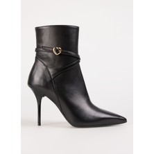 Love Moschino Deri Siyah Kadın Bot JA21089G0L