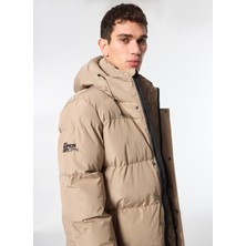 Superdry Kahve Erkek Mont M5011901A2WX_HOODED 5 Baffle Sports