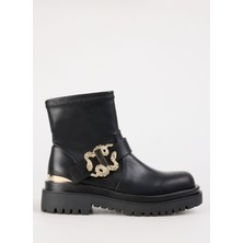 Just Cavalli Deri Siyah Kadın Bot 77RA3S95ZS984899