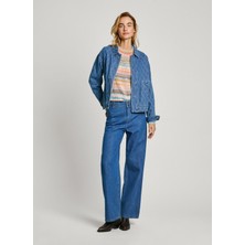 Pepe Jeans Mavi Kadın Denim Ceket PL402414