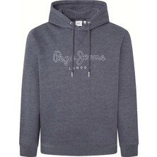 Pepe Jeans Kapüşon Yaka Gri Erkek Sweatshırt PM582718-961 New Nouvel Hoodıe