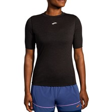 Brooks High Point Short Sleeve Kadın Siyah Kısa Kollu Tshirt 221638001