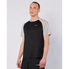 Kuby Tee Erkek Siyah-Gri Regular Fit Tişört