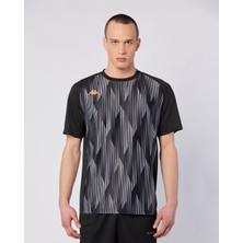 Gilon Tur Erkek Siyah-Gri Regular Fit Tişört