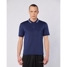 Logo Ege Erkek Lacivert Regular Fit Polo Yaka Tişört