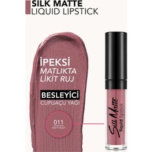 Flormar Silk Matte Yüksek Pigmentli & Mat Bitişli Nemlendirici Likit Ruj