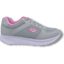 Parley 916 Kadın Buz Pembe Yürüyüş Koşu Dolgu Taban Spor Ayakkabı