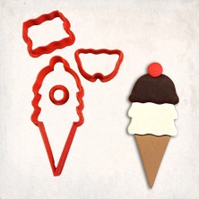 Butedo Dondurma-4 Detay Kurabiye Kalıp Seti 4’lü