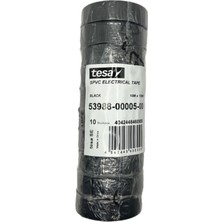 Tesa 53988 Siyah Pvc Elektrik Bandı-10'lu Avantaj Paketi
