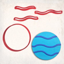 Butedo Neptün Detay Kurabiye Kalıp Seti 4’lü